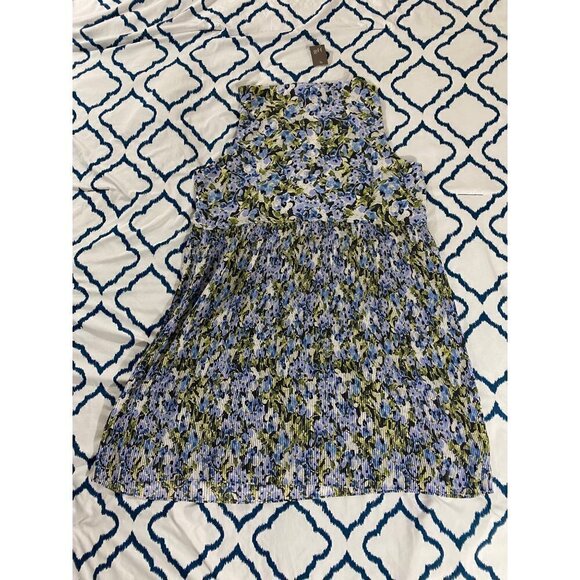 NWT J. Jill Women's Granite Watery Bloom Sleeveless Dress - XLP - Picture 11 of 12